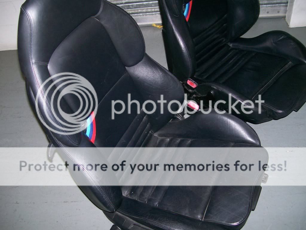 E36 E36 M3 Vader Seats, Black Leather, NonHeated